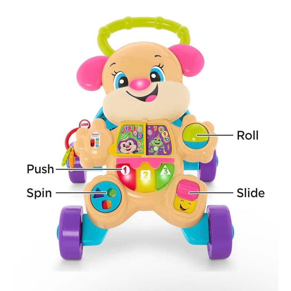 Fisher-Price Baby Toy Laugh & Learn Smart Stages Sis Walker w Educational Music - Picture 5 of 6